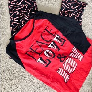 Candy Cane Christmas Jammies.